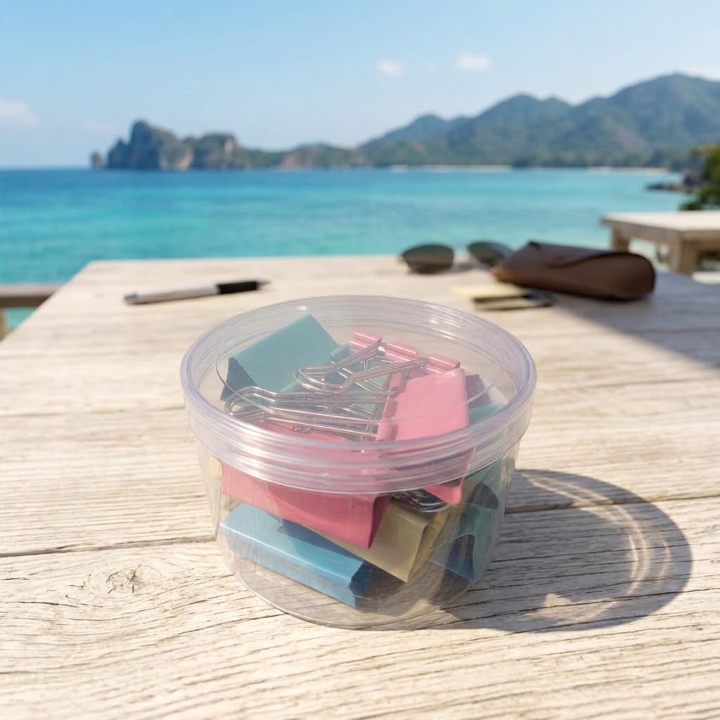 Kẹp bướm màu 51mm